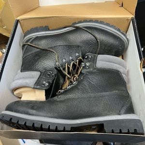 Brand New Size 13 Timberland Limited Release Black and Grey Boots Never Warn